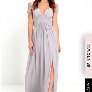 Lulus Lavendar Maxi Dress